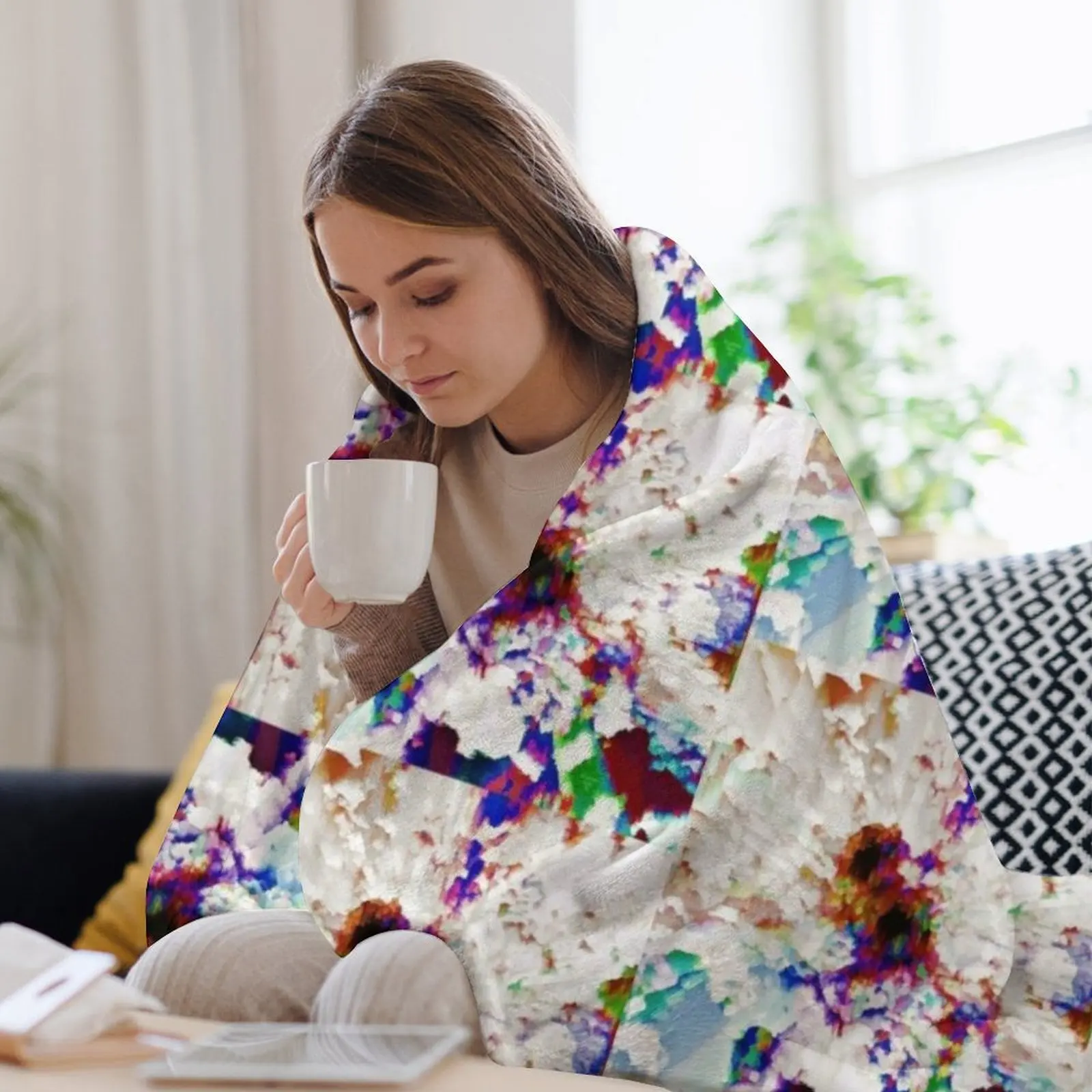 Абстрактное безумие: Zow Плед Декоративные детские одеяла