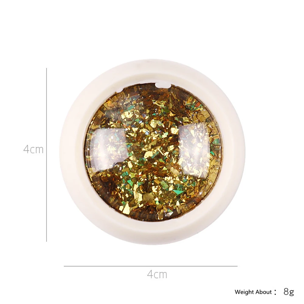 Лазерная Звезда фрагмент Aurora хлопья гвоздь искусство украшения блестящая пудра