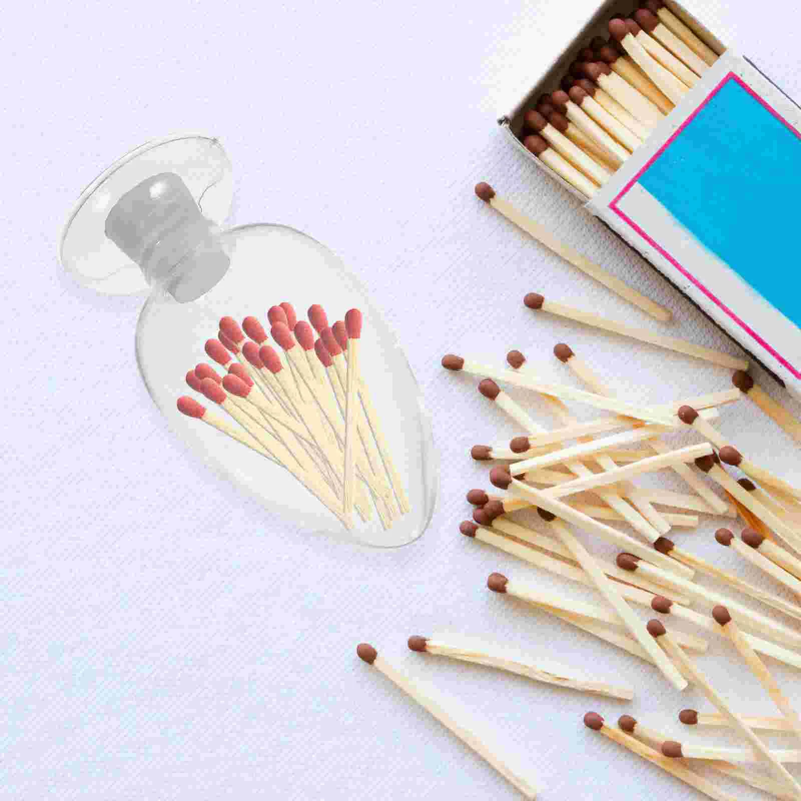 

Match Bottle Matches Jar Holder Cloche Fireplace Bottles Display Sticks Laboratoryclear Apothecary Storage Sample Decorative