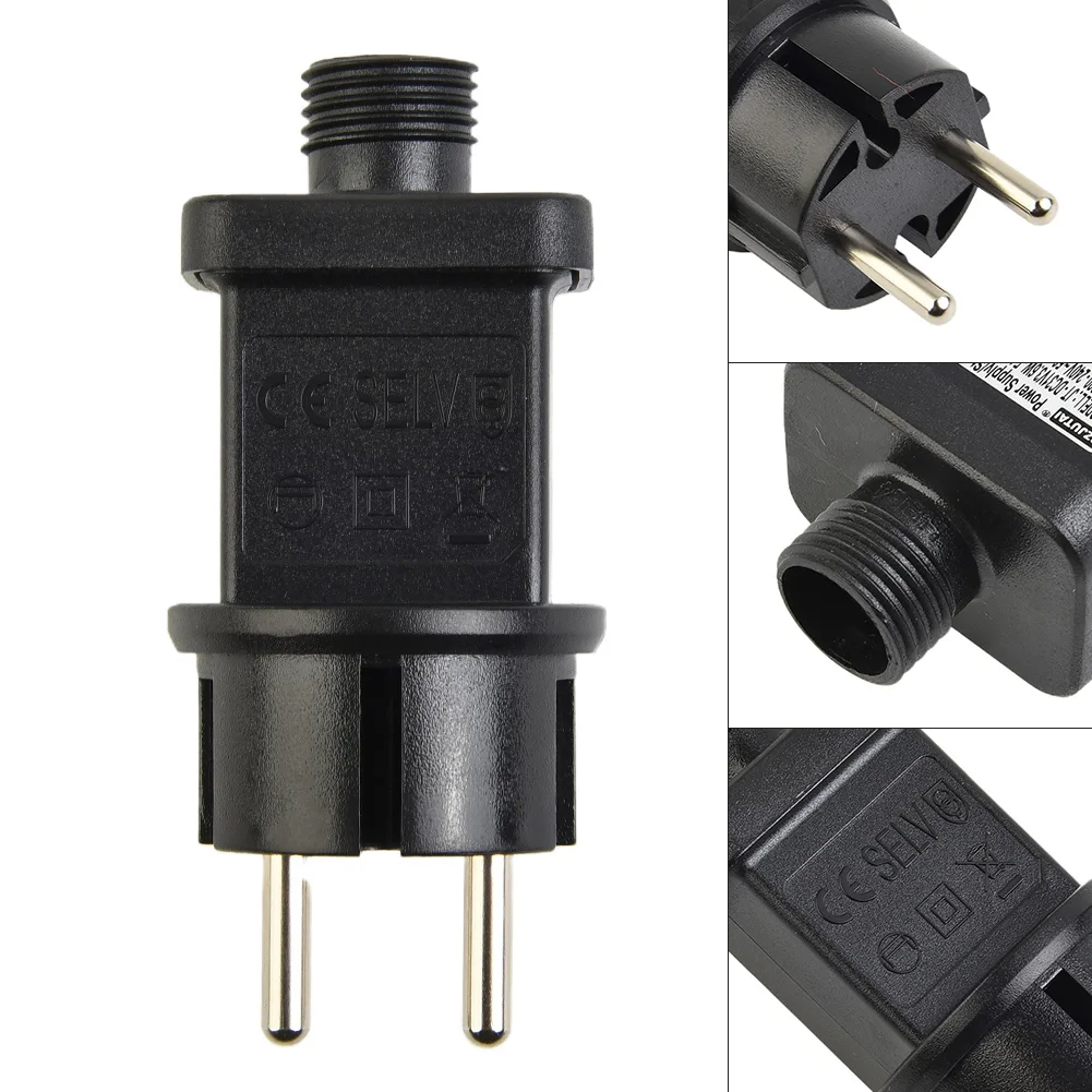 

2-pin Connectors LED Fairy Lights Power Supply Adapter Transformer Driver IP44 31V Max 3.6W For Low Voltage LED Devices