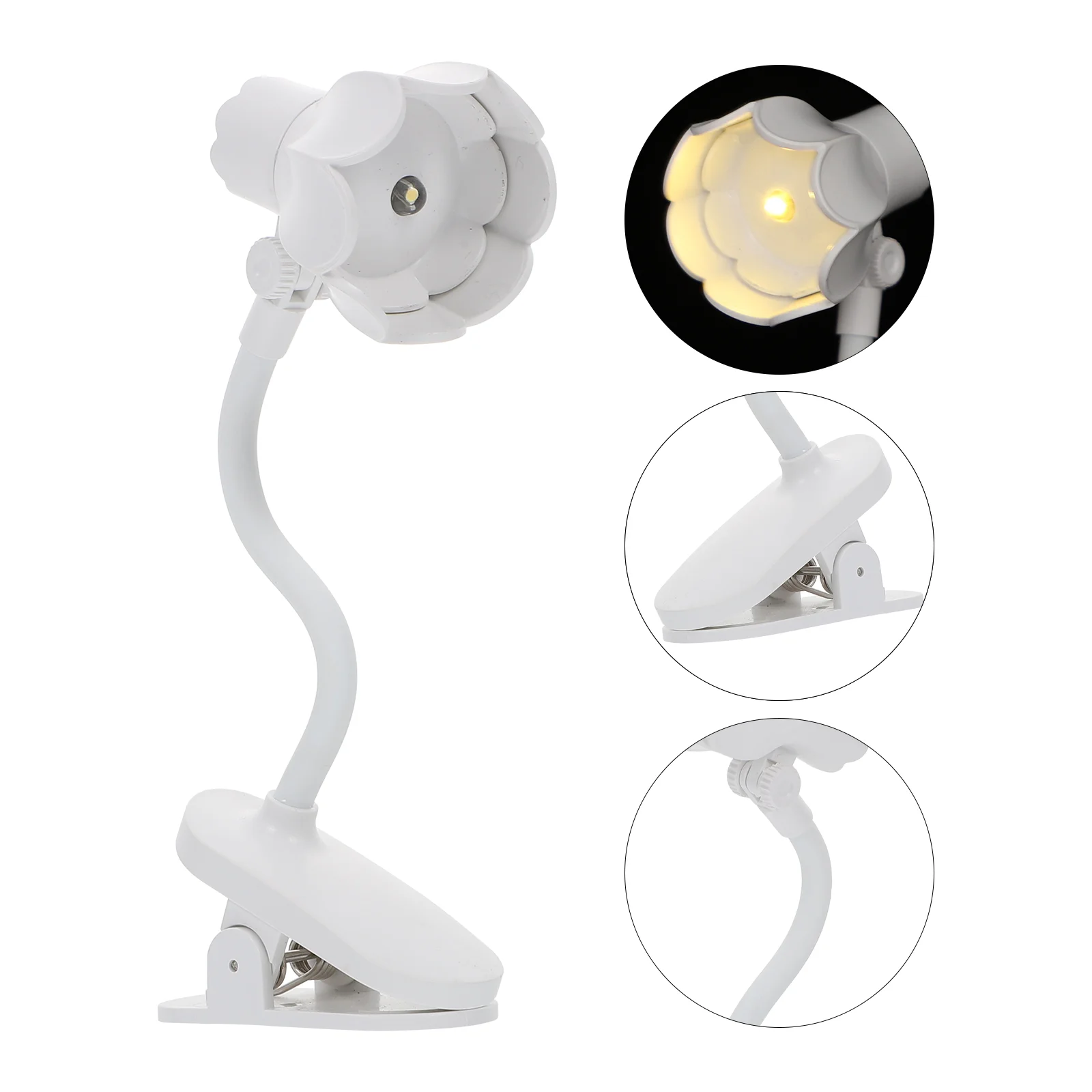 

Mini Clip-on Table Light Creative Reading LED Light Practical Studying Night Lamp