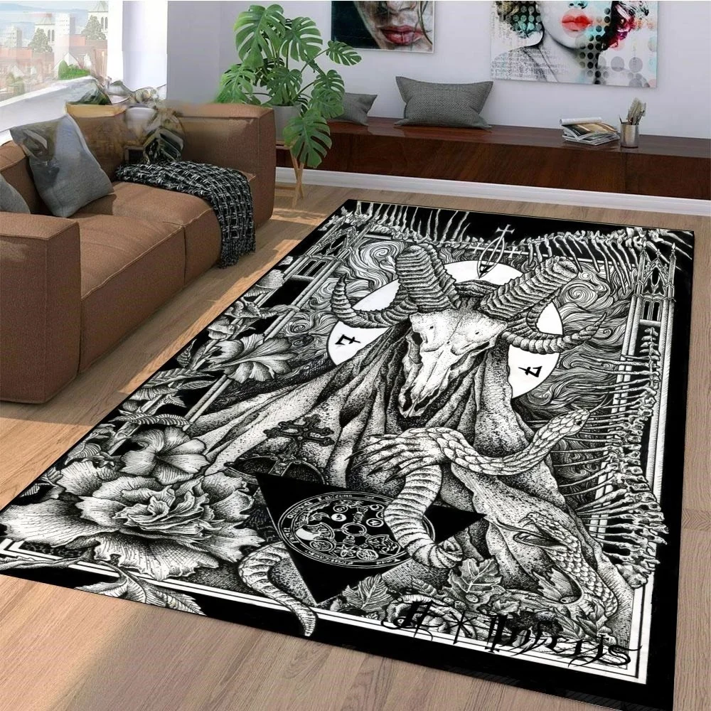 

Настенный дверной коврик с рисунком демон дух, напольный коврик, ковер для гостиной, коврик для ванной, домашний декоративный коврик для спа...