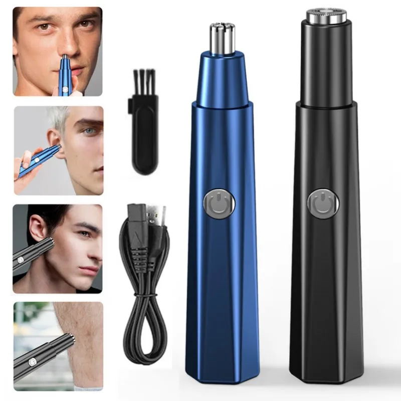 2 in 1 Electric Nose Hair Clipper Rechargeable Multi-kinetic