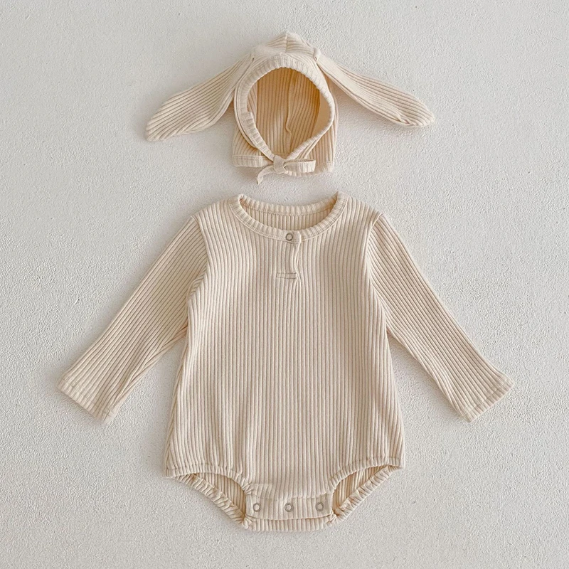 

Однотонные комбинезоны с длинным рукавом для новорожденных, детей 0-2 лет