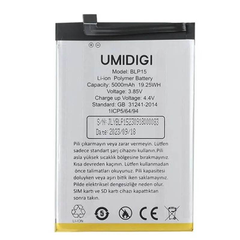 В наличии для UMIDIGI A15C аккумулятор 5000 мАч высокое качество новая дата производства