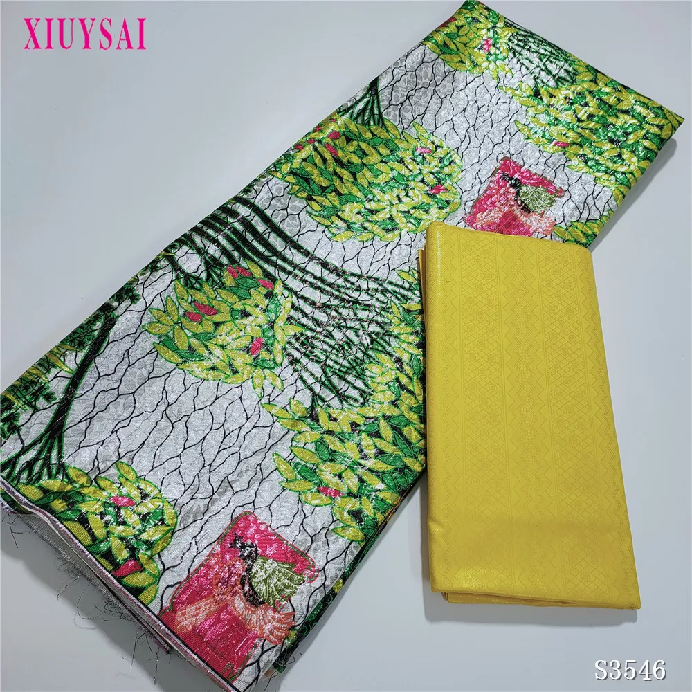 2 5 + ярдов африканская кружевная ткань 2022 Высококачественная из парчовой ткани и