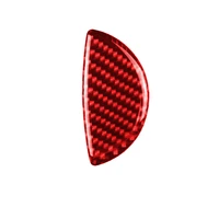2pcs front red fashion stickers carbon fiber interior door handle cover for mini cooper r55 r56 r60 r61 car door handle trim