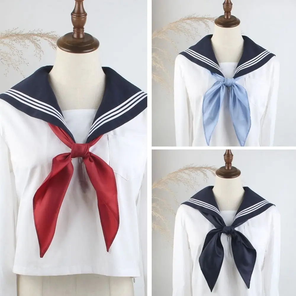 

College Style Cravat JK Bow Tie Triangle Scarf Small Bowtie Sailor Ties