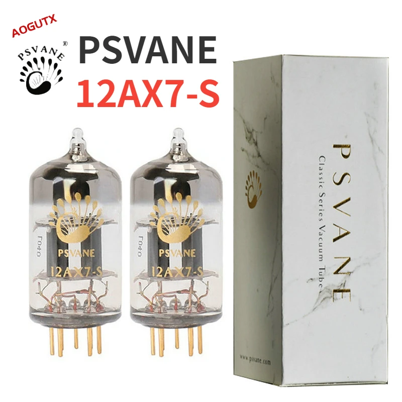 PSVANE 12AX7 ECC83 Вакуумная лампа EL84 ECC81 ECC82 12AU7 12AT7 Прецизионные трубки для лампового