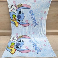 Disney Throw Blanket  Cartoon Mickey Minnie Mouse Stitch McQueen Car Elsa Sofa Bed Cover Bedding for Boys Girl Children Gifts