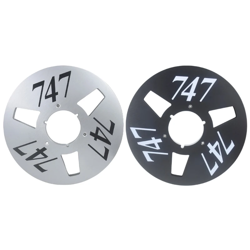

Metal Analog Audios Tape Reel Audios Take Up Reel to Reel Tape Hub Empty Reel