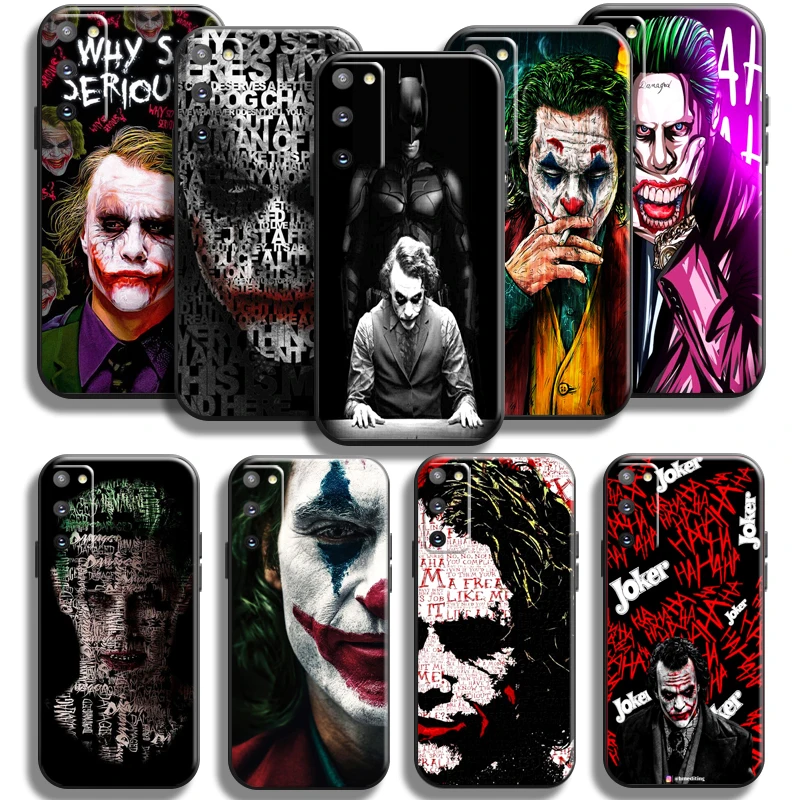 

Clown Bat-man The Joker Phone Case For Samsung Galaxy S10 S9 S8 Plus Lite S10E Case For Samsung S10 5G Silicone Cover TPU Back