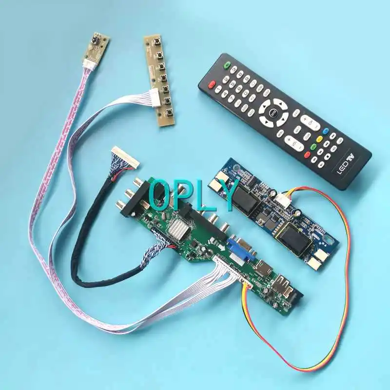 

Плата цифрового контроллера DVB 3663, подходит для M170EG01 M170EG02, 30-контактный LVDS 4-CCFL 17 "1280*1024 USB VGA AV RF HDMI-совместимый Комплект «сделай сам»