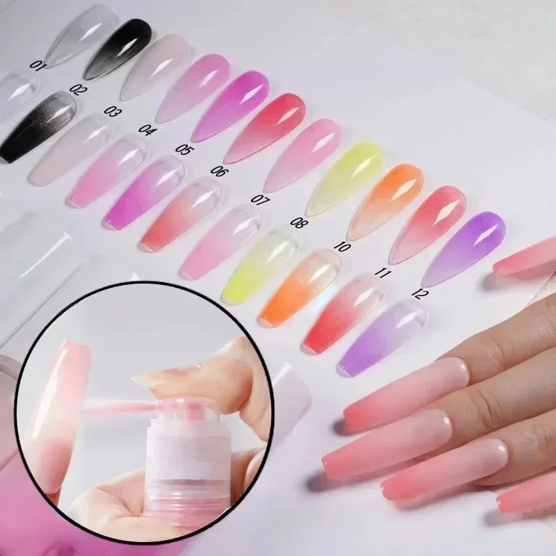 2024 новинка пудра-спрей с эффектом омбре дизайн ногтей пастель неоновый градиент