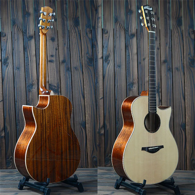 

41 Inch Travel Guitar Folk Karakter Gitaar Beginners Spanish Guitar Studenten Mannelijke En Vrouwelijke Universele Folk Gitaar