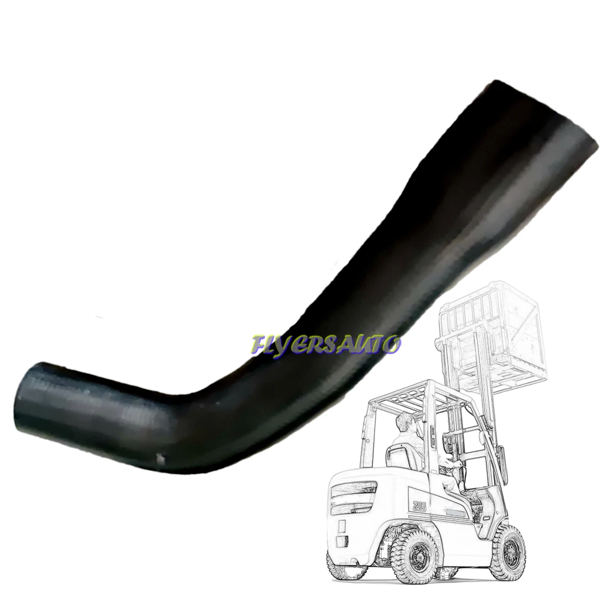 

91E01-00400 Radiator Hose-Upper FOR Mitsubishi/Caterpillar S4S FD20/30NT-F18C0 New FLYERSAUTO FORKLIFT PARTS