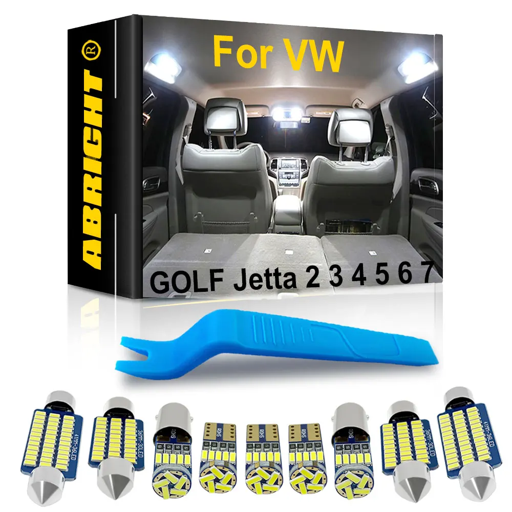 

Car Interior Light LED For VW Jetta 2 3 4 5 6 Golf MK2 MK3 MK4 MK5 MK6 MK7 GTI GT 1985-2018 Canbus Lamp Kit Auto Parts