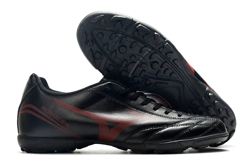 

Authentic Mizuno Creation Monarcida Neo Ckassic TF Men's Shoes Sneakers Mizuno Outdoor Sports Shoes Black/Dark Red Size Eur40-45