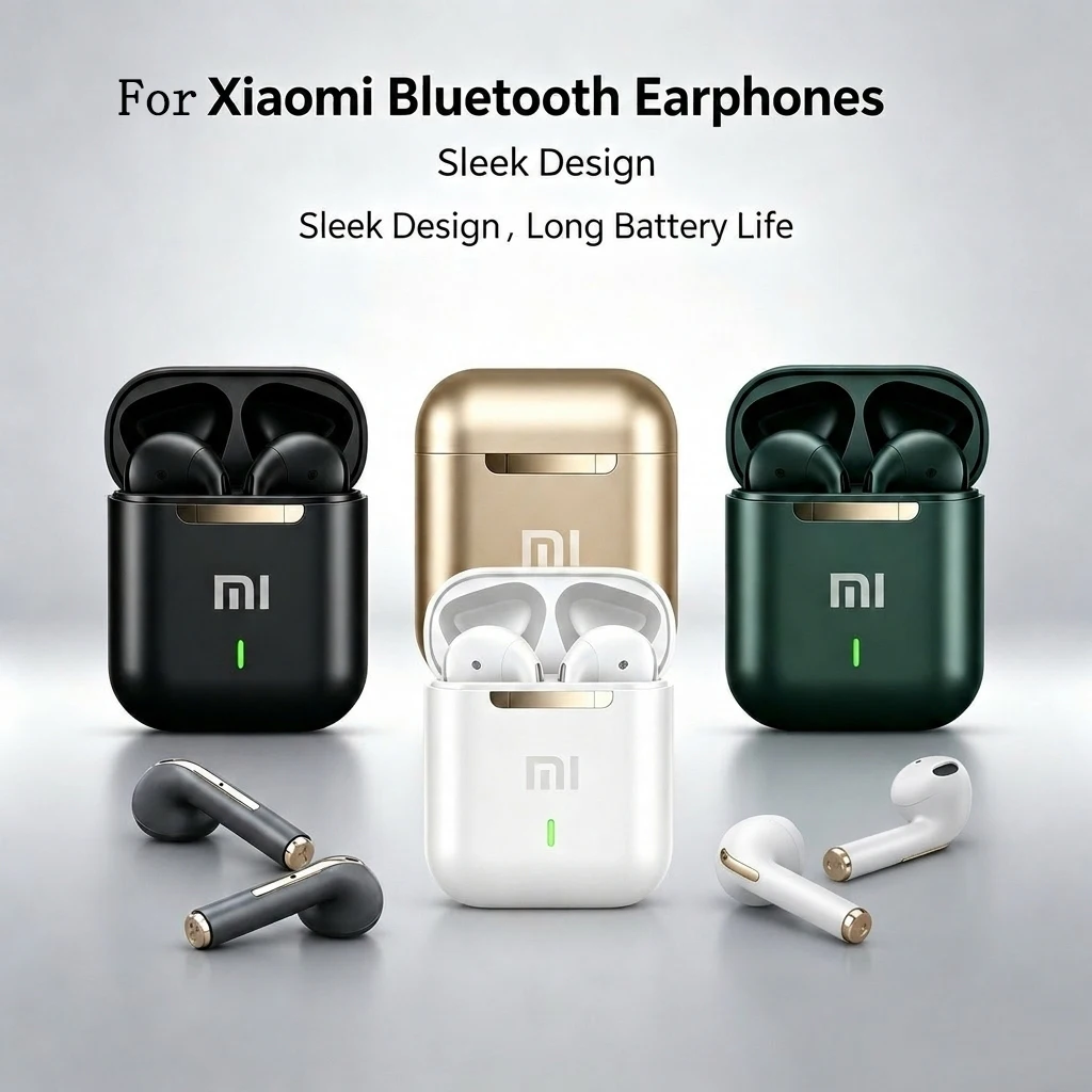 Фото Беспроводные Bluetooth-наушники Xiaomi TWS: стерео, для спорта и игр, внутриканальные, с микрофоном и сенсорным управлением №1