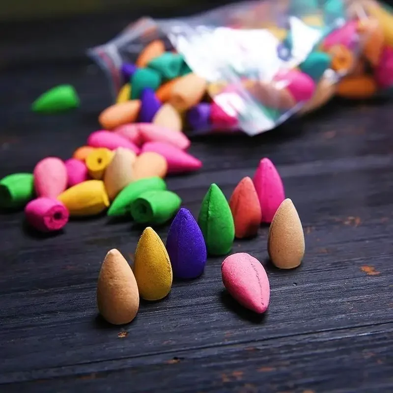 Смешанные Ароматические конические благовония водопад и дым с обратным потоком