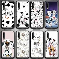 disney the hundred and one dalmatians phone case for huawei p20 p30 p40 lite e pro mate 40 30 20 pro p smart 2020