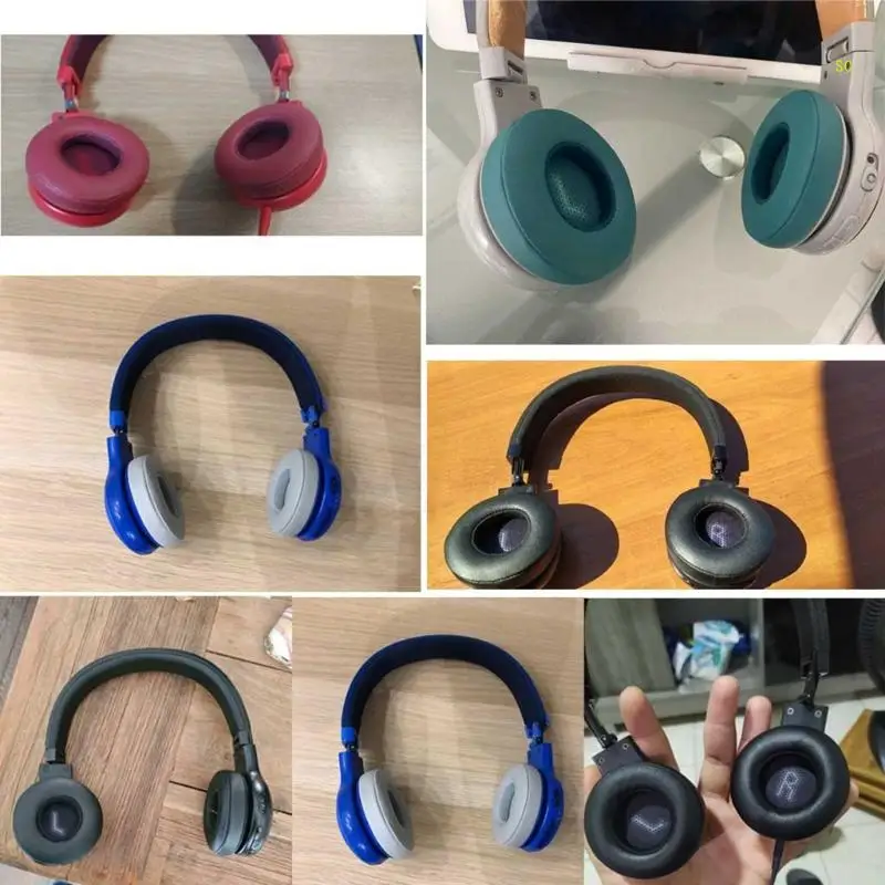 1 пара мягких амбушюров амбушюр чехлов кожаных для JBL-E35 E45 E45BT наушников взрослых