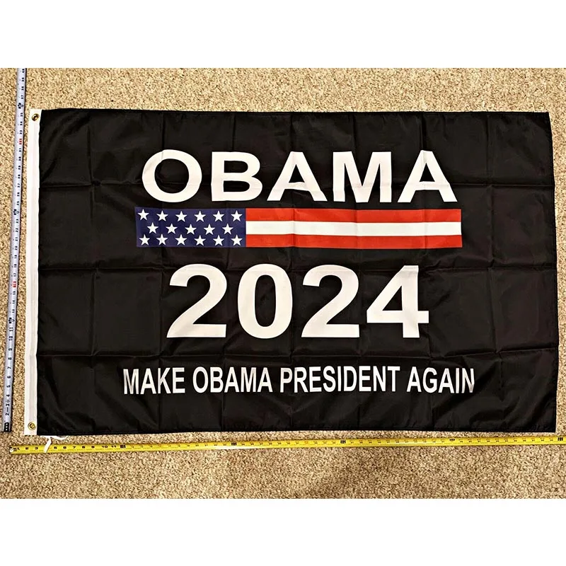 

Obama Flag FREE SHIPPING Michelle 2024 Make Obama President Biden USA Sign 3x5' yhx0423