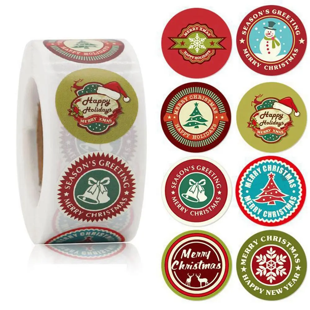 

Товары, рождественские украшения, герметичная наклейка, поздравительные наклейки, упаковочные этикетки, рождественские наклейки