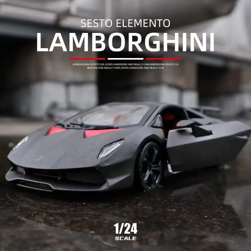 

Bburago 1:24 Lamborghini Sesto Elemento сплав спортивный автомобиль модель литья под давлением металлическая игрушка имитация коллекция детский подарок на день рождения