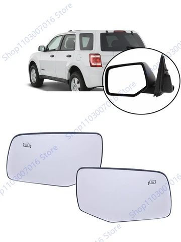 Зеркало заднего вида с подогревом 8L8Z17K707G AL8Z17K707E для Ford Escape 2008 2009 2010-2012
