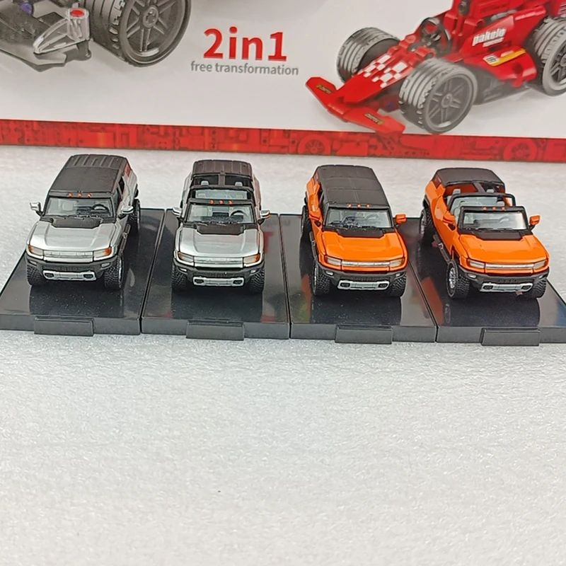 Новое поступление 1/64 модель автомобиля HUMMER EV специальное издание литая под