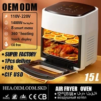 15l multifunct electr cooker oil free air fryer automatic lazy home appliance household intelligent chip kitchen oven fryer