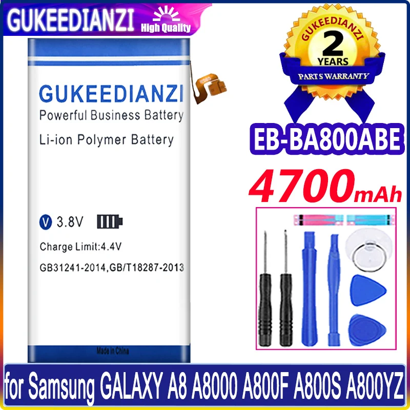 

EB-BA800ABE 4700mAh батарея для Samsung Galaxy A8 (2015) A800 EB-BA800ABA A800F A800S A800YZ батарея большой емкости