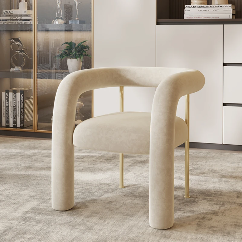 2023 New Light French Cream Style Computer Chair
