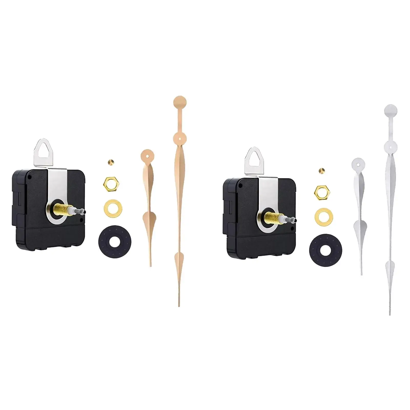 

DIY Quartz Wall Clock Replacement Silent Watch with Needles Mechanism Parts for DIY Clock Accessories Mounting Easy Installation