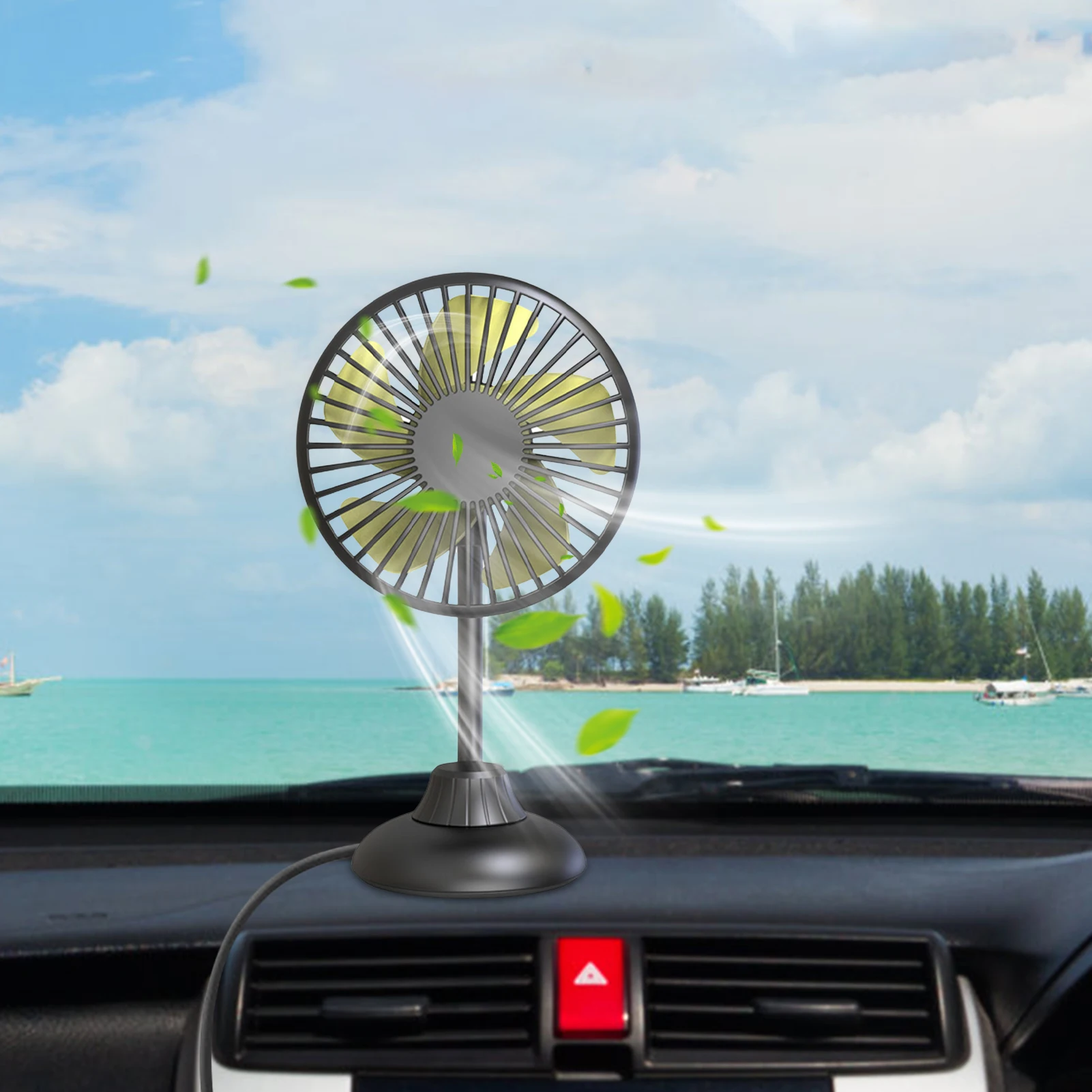 Персональный вентилятор для приборной панели автомобиля USB настольная лампа