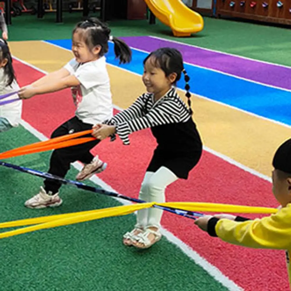 

Sport Rope Non-scratching Compact Team Game Field Day Kindergarten Oxford Cloth Rope Pull Rope for Yard