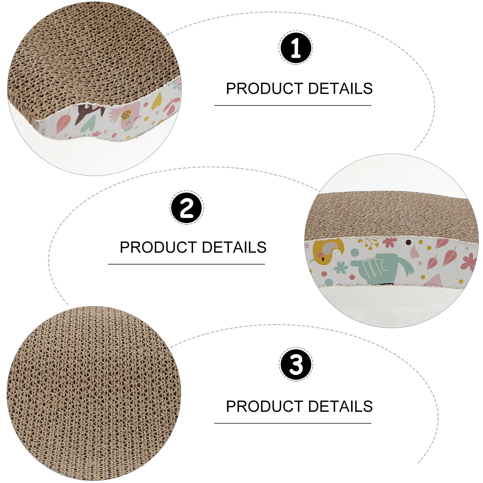 

Cat Scratching Post Pet Supply Scratcher Paper Board Grinding Corrugated Floor Sofa