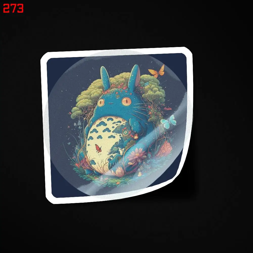 

Наклейка TOTORO 00273 для ноутбука, декор для спальни, автомобиля, милый мультяшный модный чемодан для общественных мест