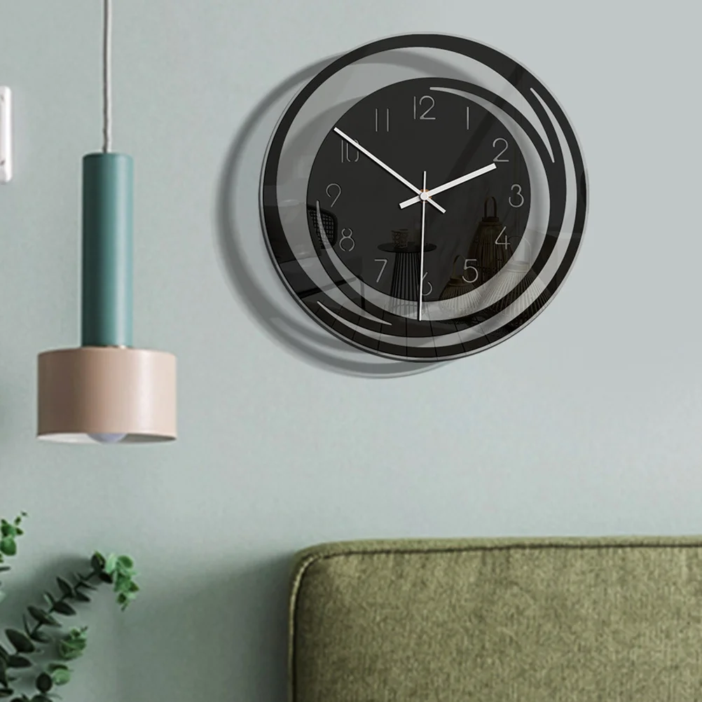 

1PC Wall Clock Hollowed Lightweight Creative Wall Clock for Hotel Living Room Restaurant