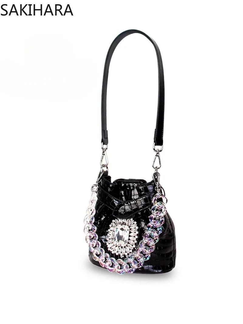 Сумка кросс-боди для женщин однотонная модная темпераментная винтажная Милая