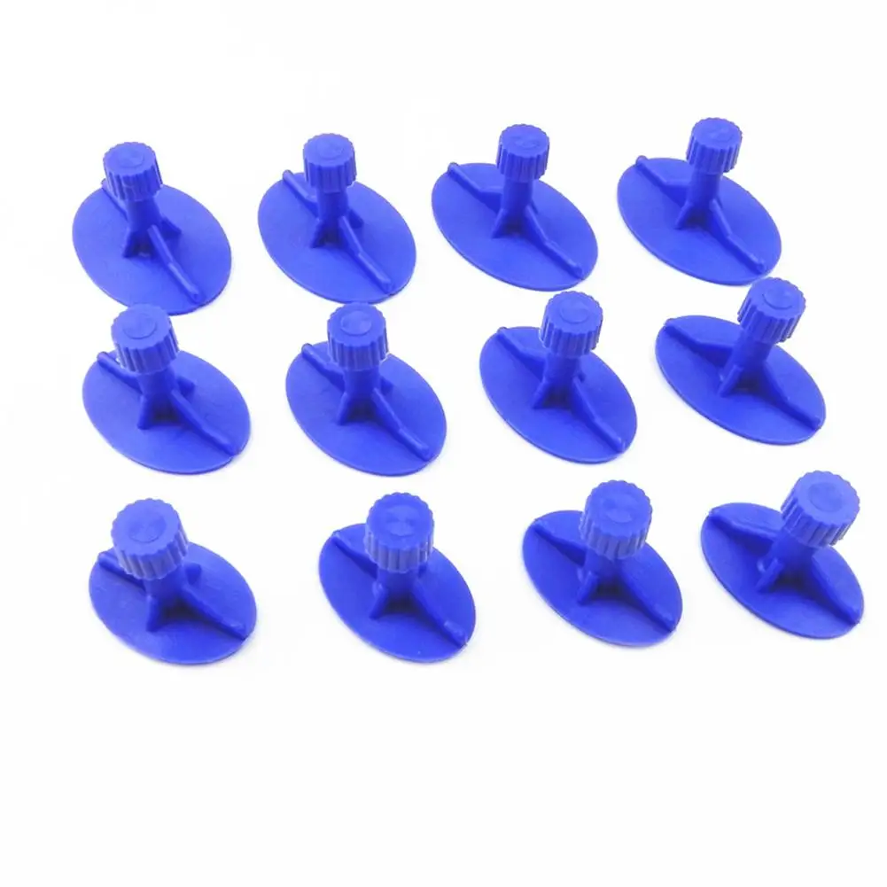 

12pcs Nylon Auto Body Pulling Gasket Car Paintless Dent Repair Tools 4.8cm 4cm 3.3cm 3 Sizes Tabs Multi-purpose Repair Gasketn