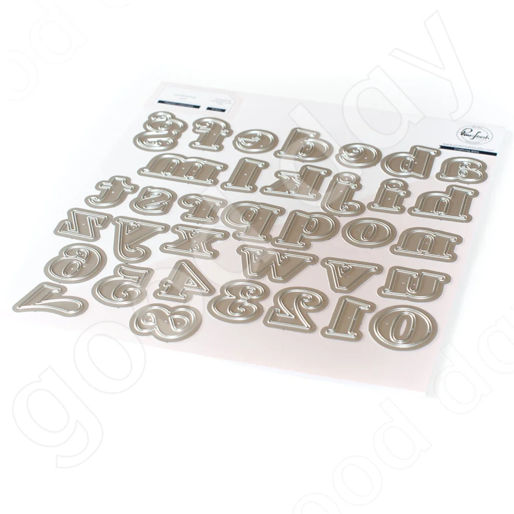 

New Arrival 2022 Heather Lowercase Metal Cutting Dies Scrapbook Diary Decoration Embossing Template Diy Greeting card Handmade
