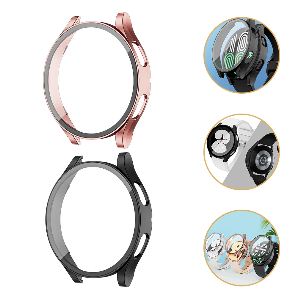

Watch Smartwatch Screen Case Shell Protection Protector Hard Pc Cases Bumper Guards Tempered Covers Face Cover Frame