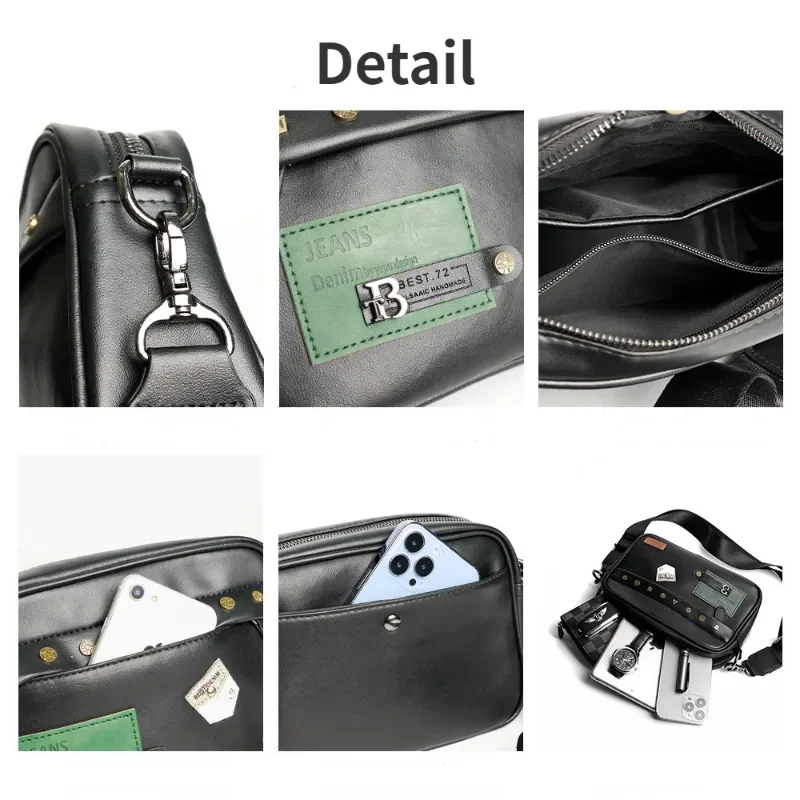 Рисунок 3 - Трендовые квадратные мужские сумки через плечо