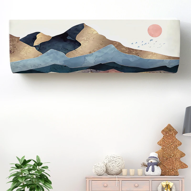 Эластичный чехол для кондиционера настенный пылезащитный растягивающийся