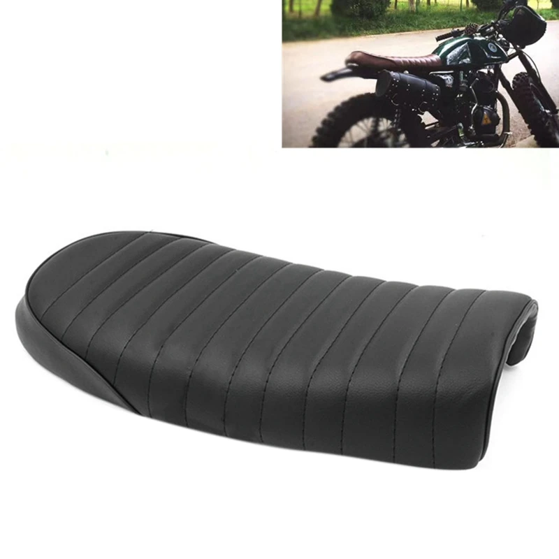 Motorcycle Cafe Racer Seat Saddle Flat Pan Vintage Retro Seats For Honda CG125 CB200 CB350 CL350 CB400 |
