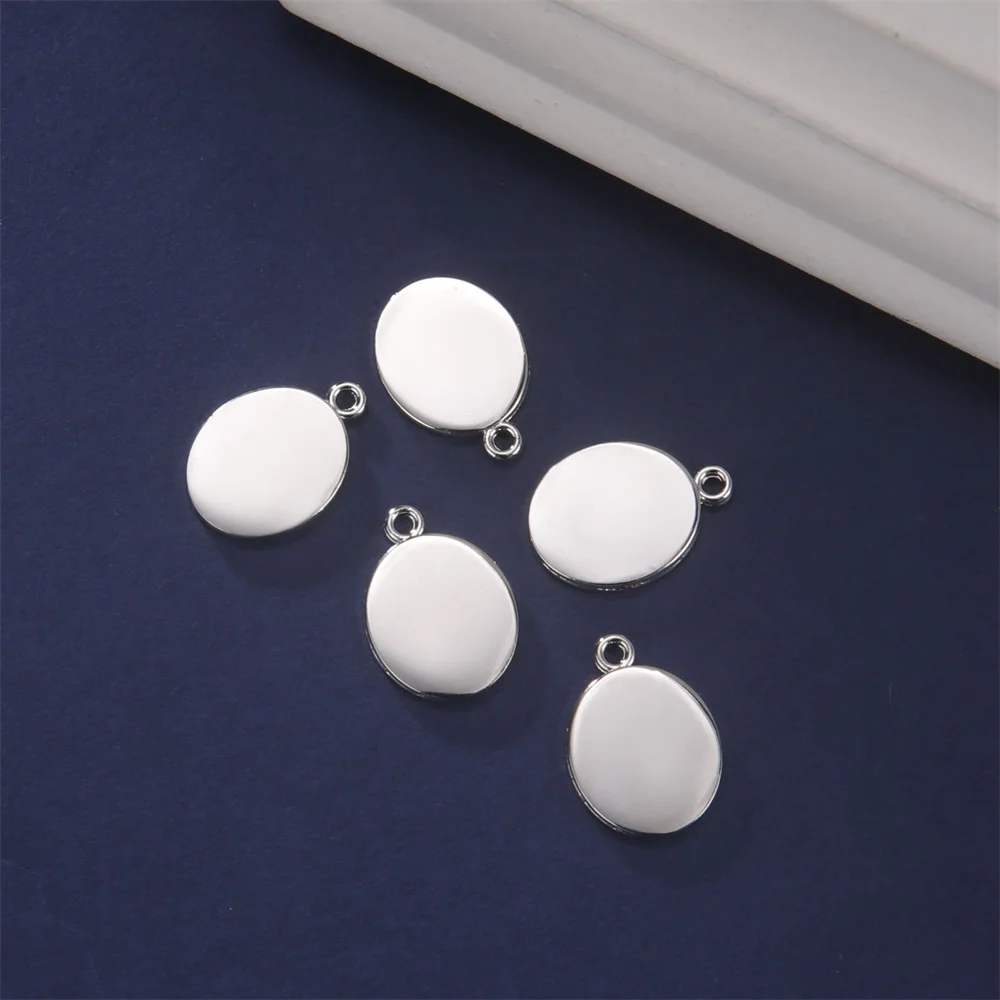 Купи My Shape Plain Round Pendants for Jewelry Making Charms Handmade Craft for Necklace Bracelets Gift High Polished DIY Accessories за 198 рублей в магазине AliExpress