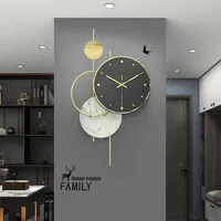 Quartz Big Simple Wall Clock Personalised Silent Movement Hands Parts Wall Clock Mechanism Unique Wand Deko Home Decor WW50WC