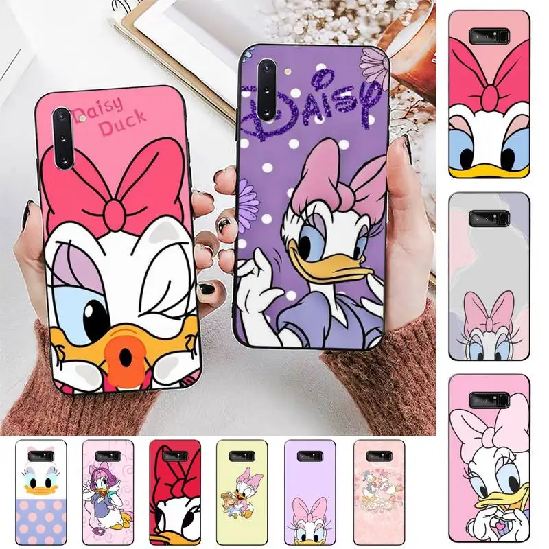 

Disney Cartoon Daisy Duck Phone Case for Samsung Note 5 7 8 9 10 20 pro plus lite ultra A21 12 72